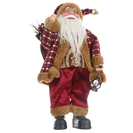 

wendunide home decor Creative Cloth Santa Claus Doll Mini Doll Toy Decoration A
