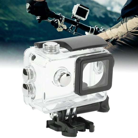 Camera Waterproof Case Easy To Install Camera Diving Protective Cover Compatibility Upgrade Waterproof Transparent PC Materials Office for Home Camera SJ4000