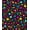 Black, Pattern 4, variant on ODIKA 4'x6' Machine Washable Non-Slip Area Rug, Ocean Friends Sensory Play with Marine Life High Traffic Rug, Turquoise, 685430