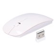 thumbnail image 3 of Ratón inalámbrico inteligente, delgado, portátil, 2,4G, inalámbrico con receptor USB para ordenador portátil de oficina, tableta, color blanco, 3 of 5