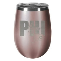 Philadelphia Flyers 10oz. Rose Gold Wine Tumbler