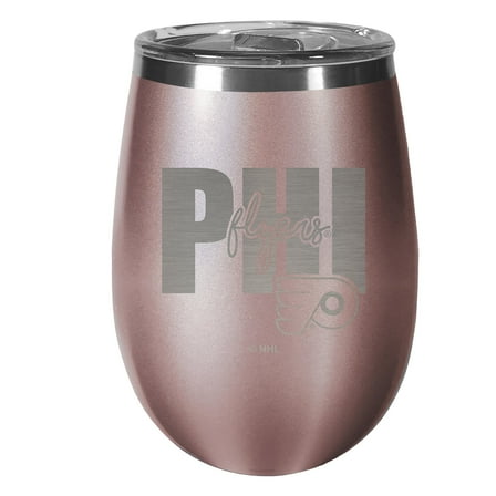 Philadelphia Flyers 10oz. Rose Gold Wine Tumbler