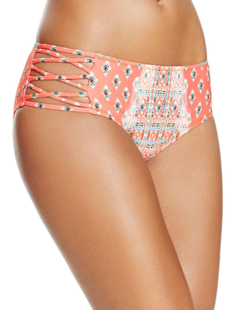 Nanette Lepore Womens Printed Bikini Swim Bottom Separates