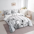 thumbnail image 3 of Manfei Chic Flower Dandelion Boy Girl 7-Piece Twin Bedding Sets,Flying Butterfly Dragonfly Bedding Comforter Set,Rustic Cabin Breathable Sheet Sets,Super Cozy Room Decor,Reversible, 3 of 8