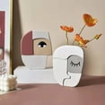 thumbnail image 5 of Vaidha Vases Abstract Set Of Vases Decorative Pottery For Flowers Plants And Home Decor Abstract Design Consummate As Tall Table Centerpieces, 5 of 5