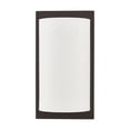 thumbnail image 6 of Livex Lighting 11" 1-Light Contemporary Metal ADA Wall Sconce in Bronze, 6 of 9