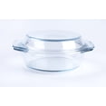 thumbnail image 4 of Round Tempered Glass Casserole Dish with Glass Lid - 1.0Liter, 4 of 6