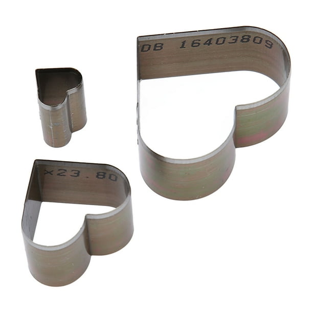 Juego De Troqueles De Corte De Cuero, 3 Piezas En Forma De Corazón, Molde De Corte De Cuero, Troquel, Herramienta De Punzonado Artesanal De Cuero, Molde De Corte Artesanal De Cuero Para Cinturón, Bill