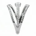 thumbnail image 2 of Rings for Women Silver 316L Stainless Steel DA264 - AAA Grade Cubic Zirconia in Clear, 2 of 6