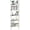 White, variant on Tcbosik Bookcase, Ladder Shelf, Wooden Open Bookshelf ,5 Tier Wood Wall Mounted Open Display Storage Shelves for Home, Office, Collection, White