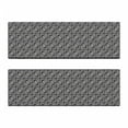 thumbnail image 2 of Black and White Bench Cushion Set of 2, Geometric Op Art Pattern Unusual Checked Optical Illusion Effect Modern, Standard Size Foam Pad and Decorative Cover, Black White, by Ambesonne, 2 of 4