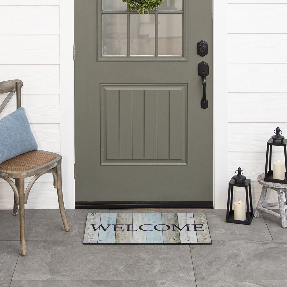 Mohawk Home Welcome Wood Rubber Doormat 18x30 photo 3