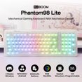 thumbnail image 2 of Teclado mecánico KiiBOOM Phantom98 Lite 96% inalámbrico RGB, 2 of 7