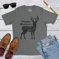 thumbnail image 4 of Mens Trophy Husband T Shirt Funny Hunting Buck Deer Fathers Day Tee Graphic Tees, 4 of 9