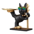 thumbnail image 2 of DOLITY Statue Plateau de Rangement pour Bureau Sculpture Animale pour Chambre Étagère Noir, 2 of 9