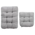thumbnail image 2 of koolsoo Rocking Chair Cushion Premium Tufted Pads Non-Slip Backed Set of Upper and Lower Grey, 2 of 8
