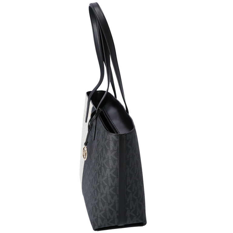 Michael Kors Jet Set Travel Medium Zip Top Tote Black Multi MK