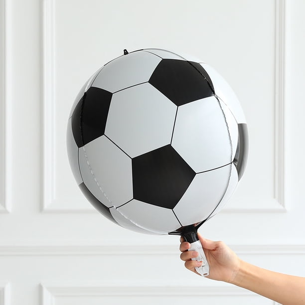 Globo de película de aluminio de 22 pulgadas para baloncesto, fútbol, bola redonda estéreo, papel de aluminio, decoración para fiesta de cumpleaños infantil, ropa de fiesta