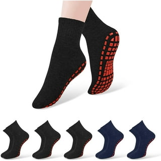 QEES 8 Pairs Women's Dance Socks, Slipper Socks with Grippers for Women,  Yoga Barre Pilates Ballet Sport Non Slip Socks, Anti-slip Socks (8 Colors)