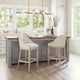 thumbnail image 2 of Banco de Bar Calmo Beige Kessa Muebles, 2 of 5