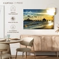 thumbnail image 5 of Elephant Stock Fort Myers Pier Wall Art - Horizontal Canvas Wall Art - Living Room Wall Decor - Places Canvas - Gray And Blue Decor By Philippe Hugonnard - 24" x 16", 5 of 8