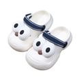 thumbnail image 2 of BUWTTER Kids Sandals Girls Kids Comfortable Breathable Casual Clogs Everyday Wear Beach Vacation Summer Spring White Sandals Size 6-7, 2 of 3