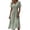 Green, variant on Casual Summer Dresses for Women Wrap Tummy Control A-Line Midi V-Neck Short Sleeve Dress Beach Vacation Sundress Modest Dresses