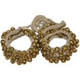 thumbnail image 3 of Prishaindiacraft Kathak Ghungroo Big Bells Pair Anklet Classical Dancers Musical Instrument, 3 of 5