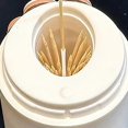 thumbnail image 4 of Toothpick Dispenser Toothpick Case Popping Up Toothpick Organizers Home Table Accessory Toothpick Jar for Toothpick Silver Color, 4 of 4