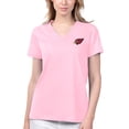 thumbnail image 2 of Women's Margaritaville Pink Arizona Cardinals Game Time V-Neck T-Shirt, 2 of 2