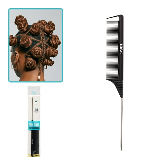 KISS Colors & Care Professional Heat Resistant Pin Tail Parting Comb