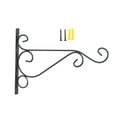 thumbnail image 4 of Soporte de cesta de pared de hierro, tradicional, duradero, para campanas de viento, plantas Estilo B 30cm, 4 of 9