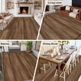 thumbnail image 5 of Non-Slip Rug Pad Rugs Farmhouse Brown Wood Grain Rectangle Area Rugs 5x7Ft Soft Carpet Pads for Living Room Kids Room, Rustic Retro Wooden Plank, 5 of 9
