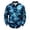 Blue, variant on Halloween Graphic Shirts for Men Skull Pumpkin Printed Long Sleeve Shirts Purple M