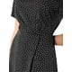 thumbnail image 5 of INSPIRE CHIC Vestido Midi Vintage de Polka Dots con Manga Corta y Cintura Elástica para Mujeres en el Trabajo con Abertura M Negro, 5 of 6