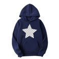 thumbnail image 4 of Busydd 2 Piece Sets for Women Fall Fashion Loose Star Print Sweatsuits Casual Hoodies and Elastic Waist Sweatpants with Pockets Vacation Outfits for Women, 4 of 4