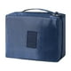 thumbnail image 2 of Bolsa de maquillaje de mano de gran capacidad, impermeable, de poliuretano, organizador de cosméticos | Neceser de viaje con compartimento extraíble, almacenamiento portátil para uso doméstico y, 2 of 9