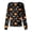 AP26_Watermelon Red, variant on IYYVV Halloween Scrubs Jacket for Women Long Sleeve Printed Scrub Top Holiday Button Nursing Working Uniforms with Pocket Purple 4XL