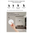 thumbnail image 2 of 2X Tuya Zigbee Botón de Perilla Inteligente Interruptor de Escena Etiqueta Aleatoria Inalámbrica Interruptor de Escena de Atenuación de Hogar Inteligente, 2 of 5