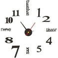 thumbnail image 5 of Reloj de pared creativo digital simple y moderno nórdico, reloj de acrílico distintivo, reloj de cuarzo decorativo para pared y sala de estar, 5 of 5
