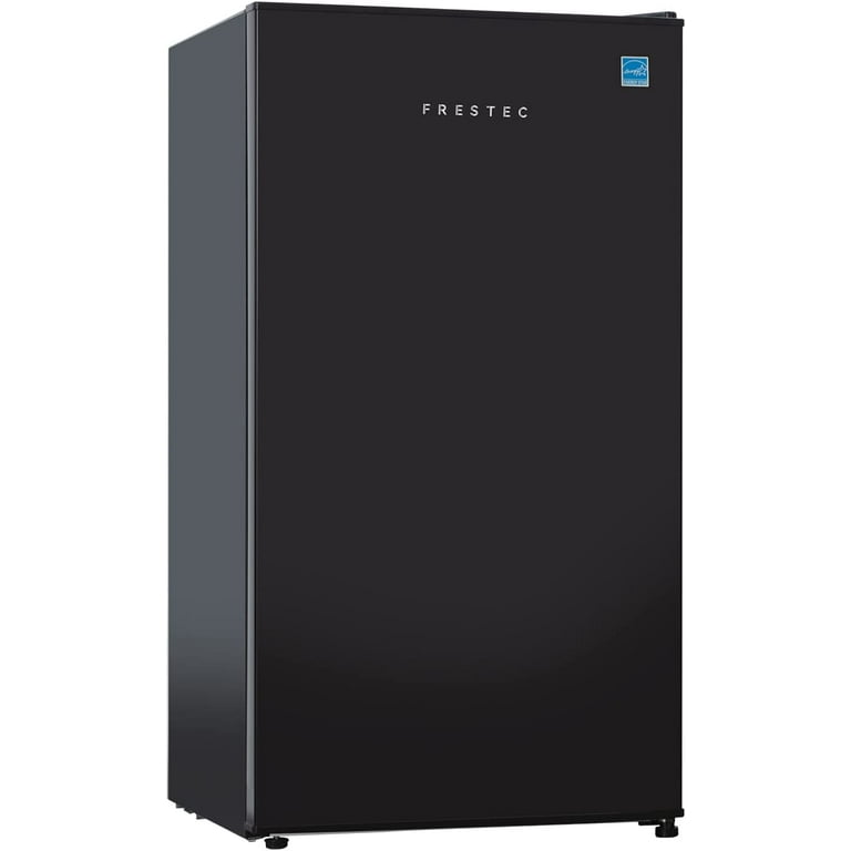 Frestec 1.6 Cu.Ft Mini Fridge with Freezer,Mini Fridge for Bedroom,Small Refrigerator,Dorm Refrigerators with Freezer,Compact Refrigerator for