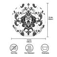 thumbnail image 4 of IAUYY Set of 4 Round Placemats for Dining Tables Heat-Resistant and Wear-Resistant DIY Printing Design Table Placemats，Applicable for Christmas Gorgeous Brocade Pattern, 4 of 7