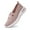 Pink, variant on Ladies Chunky Loafers Comfortable Casual Shoes for Everyday Wear Women's Women's Ballerinas Trainers Lace Up Comfortable Breathable Soft Sole Lightweight Casual Canvas Shoes