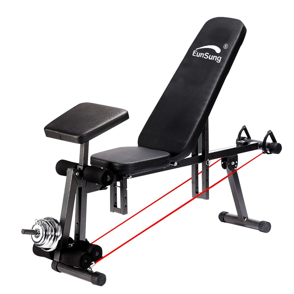 Utility Weight Bench for Full Body Workout Multi-Purpose Foldable Incline/Decline Benchs Exercise Workout Bench for Home Gym Uamaze Adjustable Weight Bench