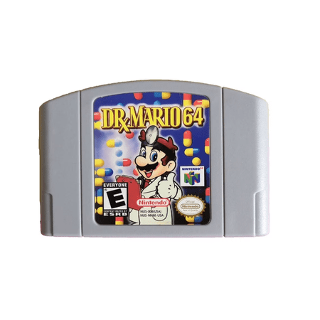 DR.MARIO 64 for Nintendo 64 Game Cartridge (US Version)