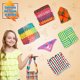 thumbnail image 3 of Kit de tejido para niños y adultos, manualidades para niños y niñas a partir de 6 años, 288 bucles en 8 colores, hace 7 agarraderas, 3 of 5