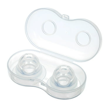 Nipple Pullers or Everters 1 Pair with Travel Case to Storage Silicone BPA-free Nipple Corrector Suckers Extender for Flat