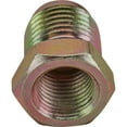 thumbnail image 2 of Speedway 1/2-20 Inverted Flare Male to 1/8 Inch NPT Female Brake Adapter Fitting, Steel Zinc Plated for Master Cylinder Brake Line Plumbing, Universal Fit, 2 of 4