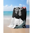 thumbnail image 4 of Puerto Rico Flag Beach Towels Oversized Super Absorbent, Modern Art Palm Tree American Flags Lightweight Bath Towel Quick Dry Sets For Bathroom/Pool/Rv Camping/Beach Play/Gym Room/Picnic 30"x60", 4 of 8