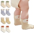 thumbnail image 4 of AJZIOJIRO 1 Pairs Baby Toddler Girls Knee High Long Socks Cartoon Cotton Socks for 0-3T Infant Boys Autumn Thigh High Socks, 4 of 9